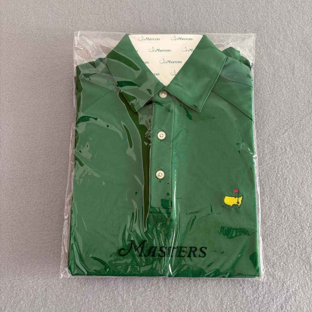 Masters Performance Tech Golf Polo Shirt in Augusta Green Mens Medium